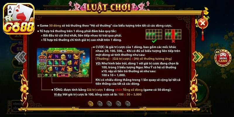 Go88 cung cấp các quy tắc và luật chơi chi tiết cho từng trò chơi